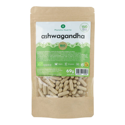 Ashwagandha BIO Planeta Huerto 150 cápsulas
