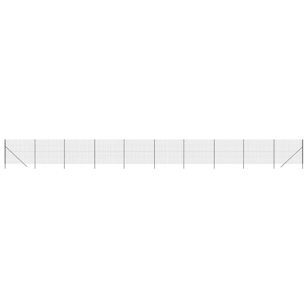Cerca De Alambre De Acero Galvanizado Gris Antracita 1,8x25 M / Vetonek_3