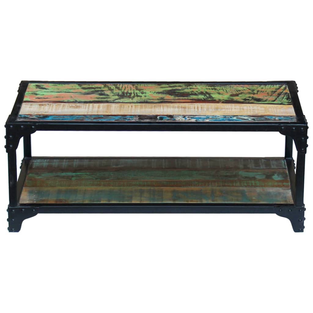 Mesa De Centro Madera Maciza Reciclada_4
