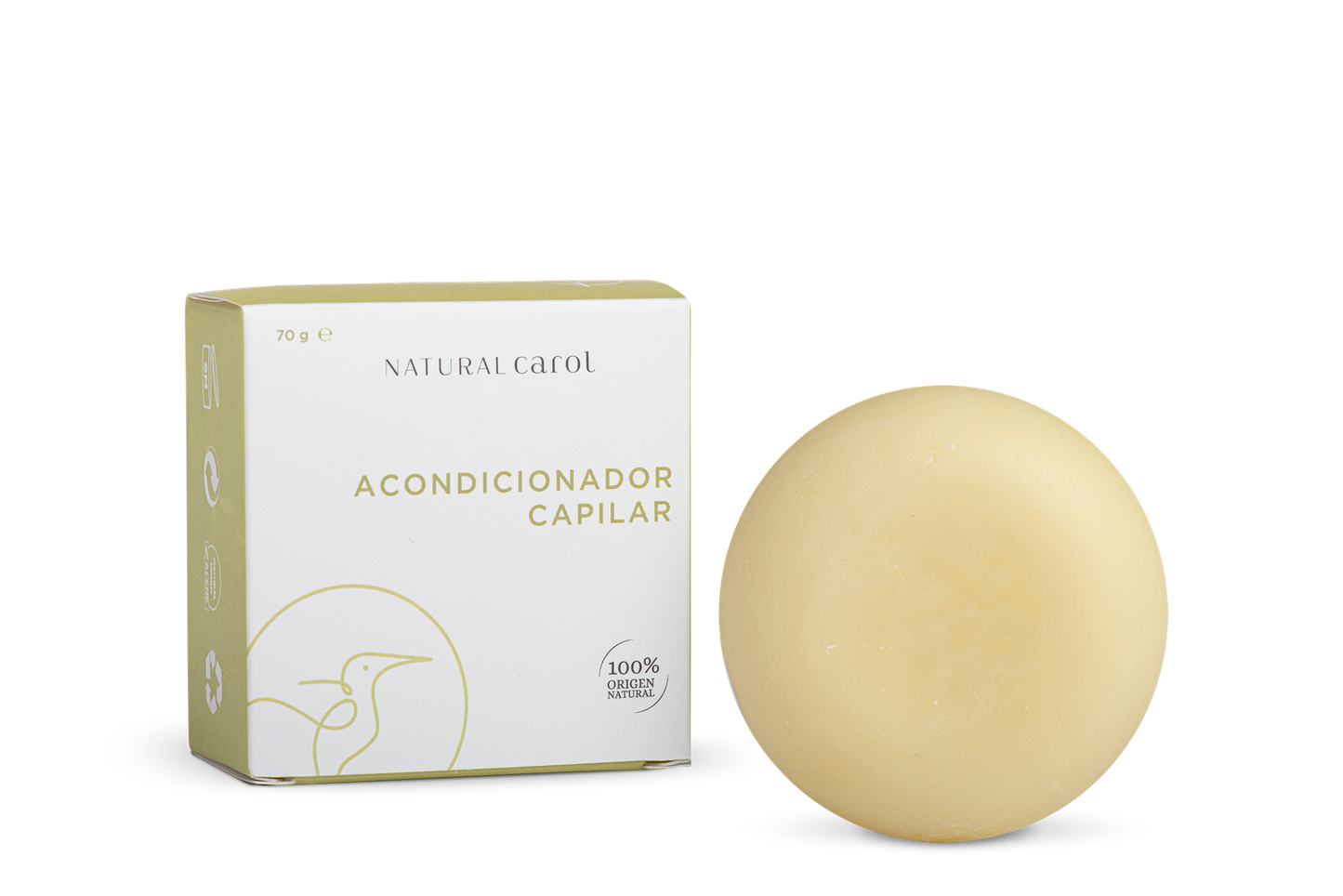 Acondicionador sólido Natural carol 70 g