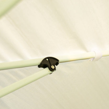 Outsunny Carpa 6x3m Plegable Gazebo Jardín Con Cortinas Mosquitera Bolsa_4