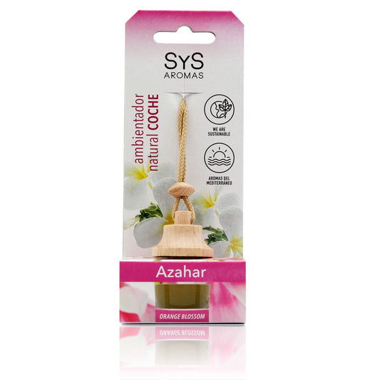 Ambientador Coche Azahar SYS Aromas Style 7 ml | Aroma Floral y Mediterráneo | Suave y Luminoso_0