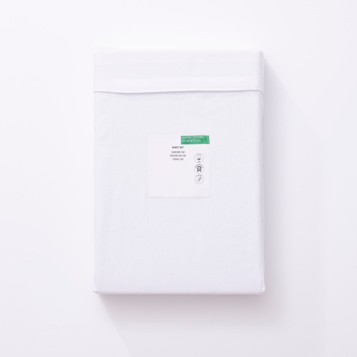 Set 4pzs Sabana Doble: Sabana Plana (240x240cm C/ Dobladillo Simple 5cm) + Sabana Bajera (160x200+30cm Flap) + 2 Funda De Almohada (50x80cm) 100% Alg