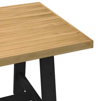 Mesa Comedor Noain Patas Forma A Madera Maciza Pino 180x90x75cm_4