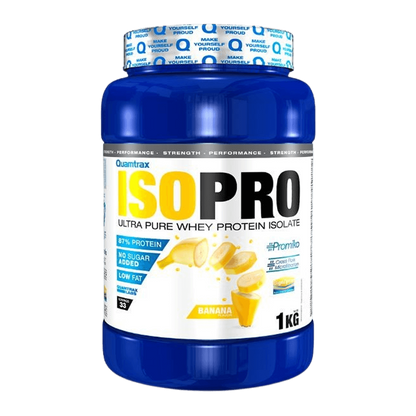 Isopro Cfm - 1kg - Platano - Proteína De Aislado De Suero Isolate - Quamtrax_0