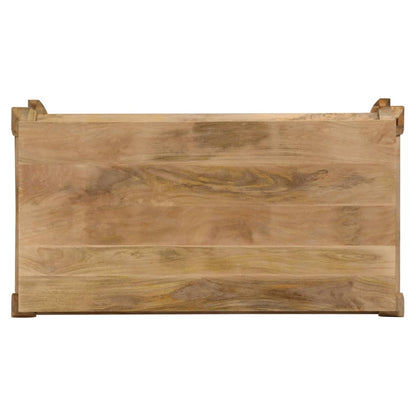 Mesa De Comedor De Madera Maciza De Mango 118x60x76 Cm_2