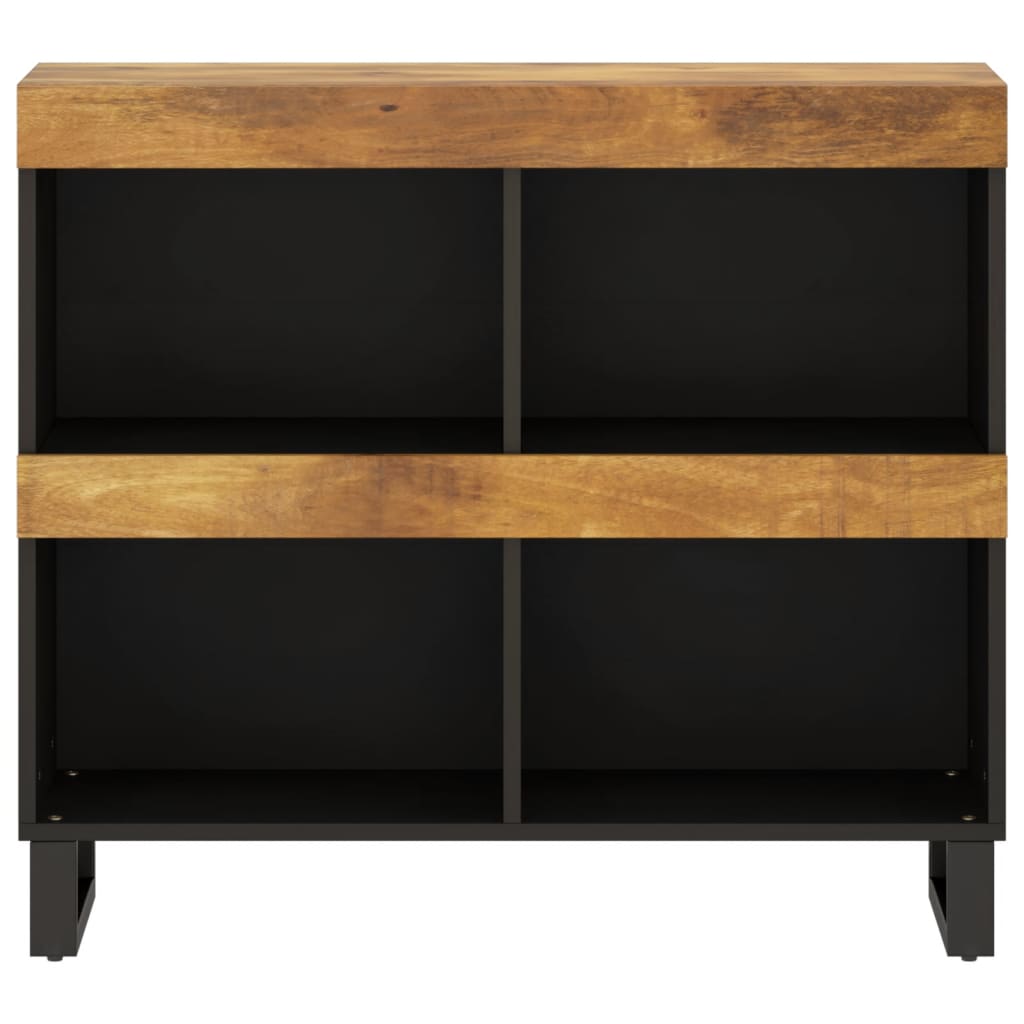 Armario Auxiliar De Madera Maciza De Mango 85x33x75 Cm_1