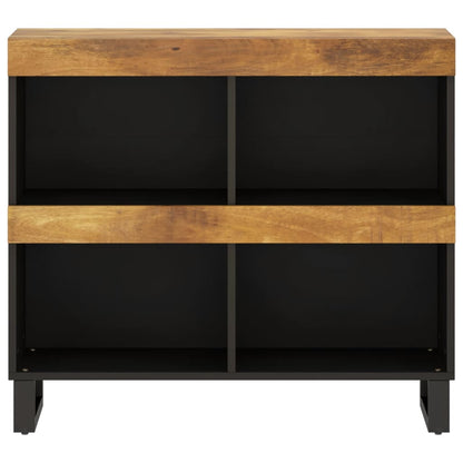 Armario Auxiliar De Madera Maciza De Mango 85x33x75 Cm_1