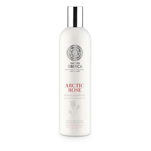 Champú reparador de rosa ártica de Noirs Copenhagen Natura Siberica 400 ml