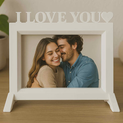 Wellhome - Marco I Love You Blanco 20,5x13,5 Cm Para Fotos 10x15 Cm_2