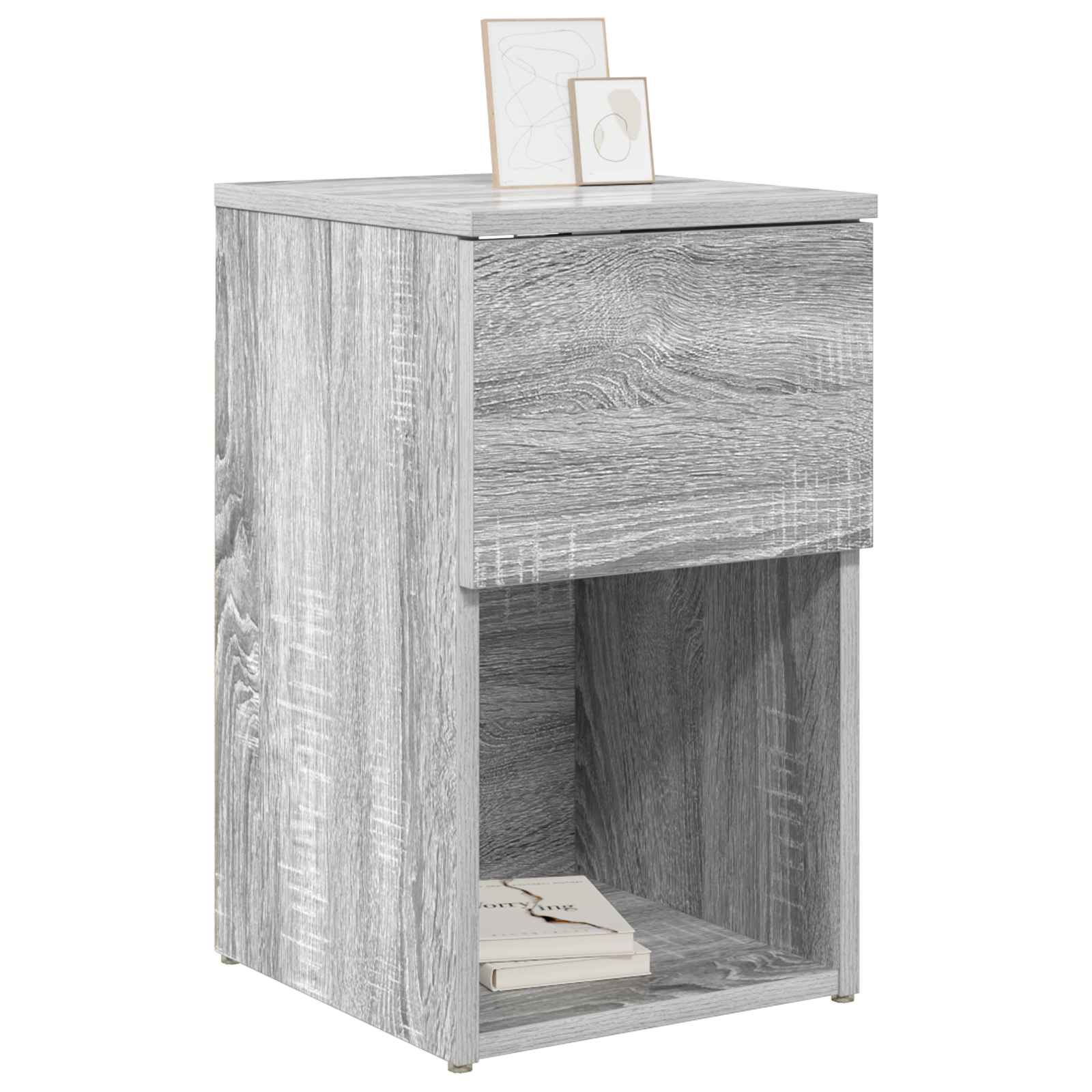 Mueble Cama Gris Sonoma 29 X 31,5 X 49 Cm Madera De Ingeniería_2