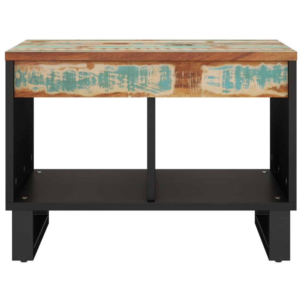 Mesa De Centro De Madera Maciza Reciclada 55x50x40 Cm_1