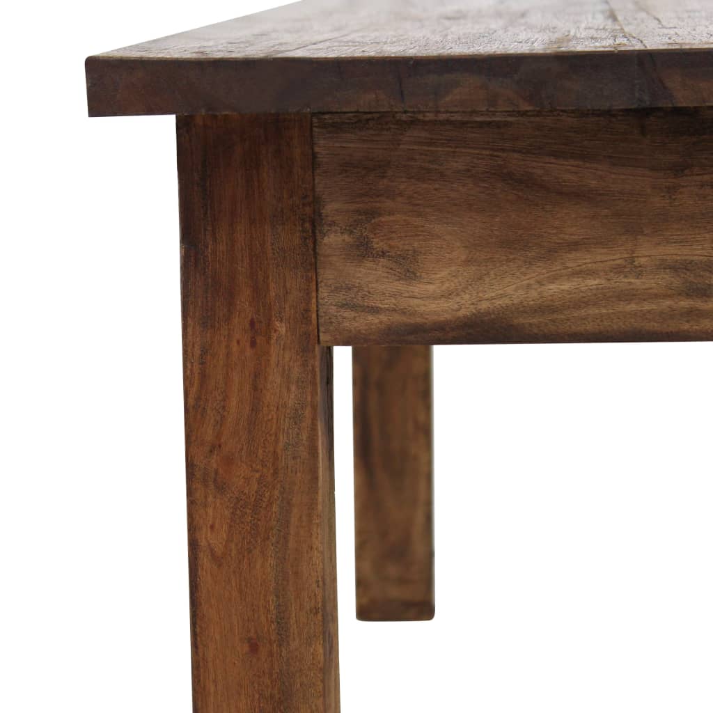 Mesa De Centro Madera Maciza De Caoba 98x73x45 Cm_3