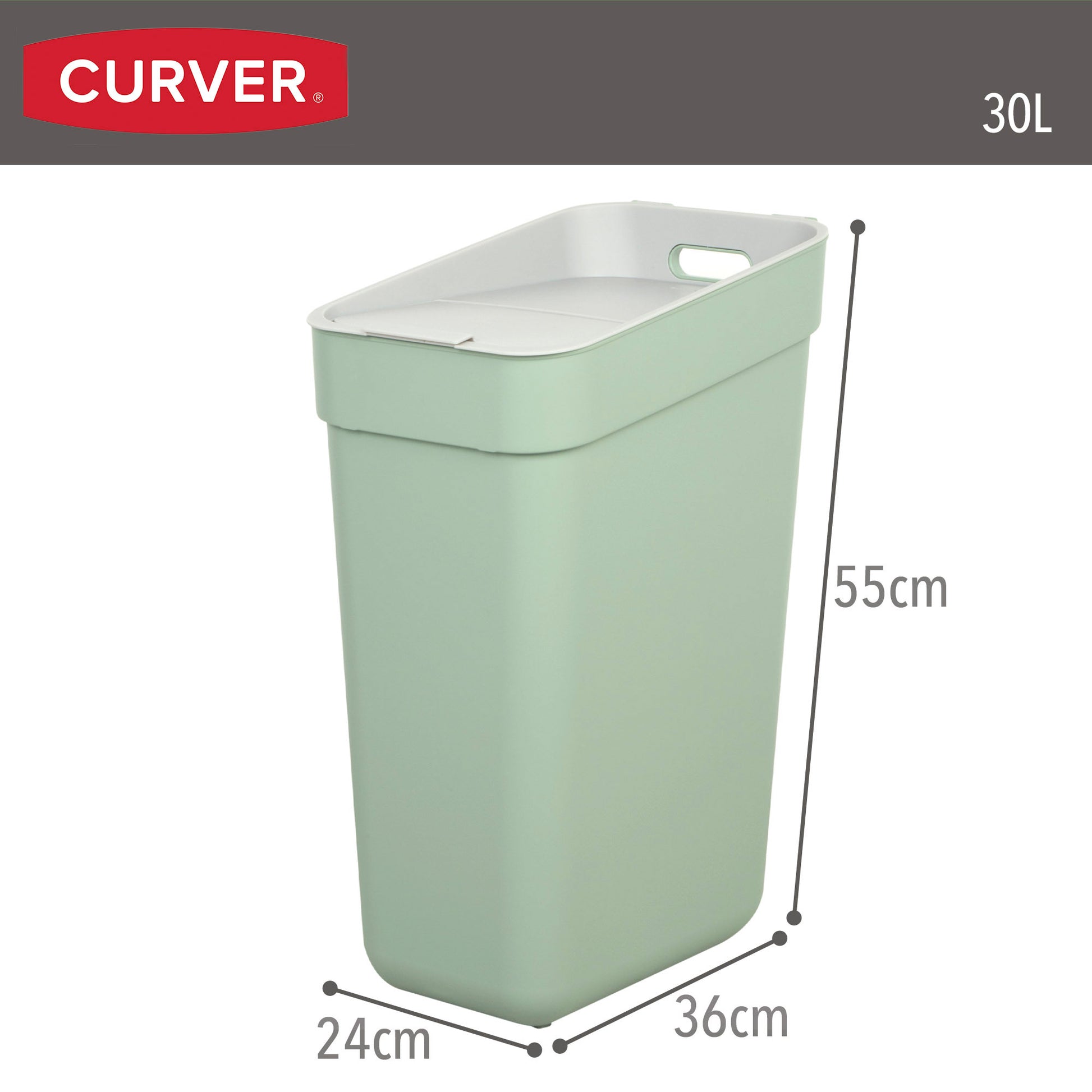 Curver Cubo De Reciclaje Ready To Collect 30l Verde_3
