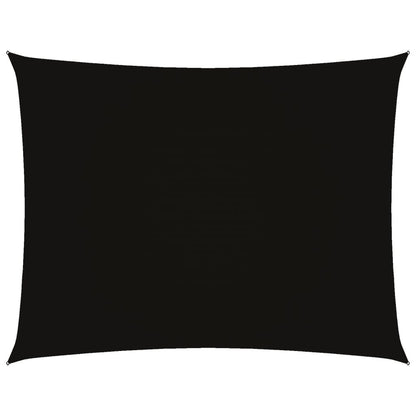 Vidaxl Toldo De Vela Rectangular Tela Oxford Negro 3x4,5 M_0