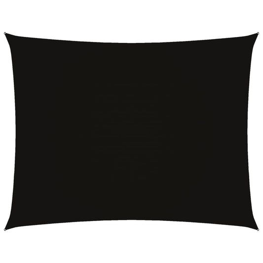 Vidaxl Toldo De Vela Rectangular Tela Oxford Negro 3x4,5 M_0