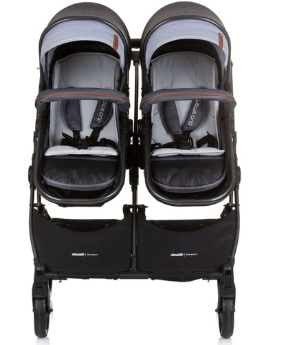 Carrito De Bebé Gemelar Dúo Smart Con 2 Grupo 0+ Silver Grey_3