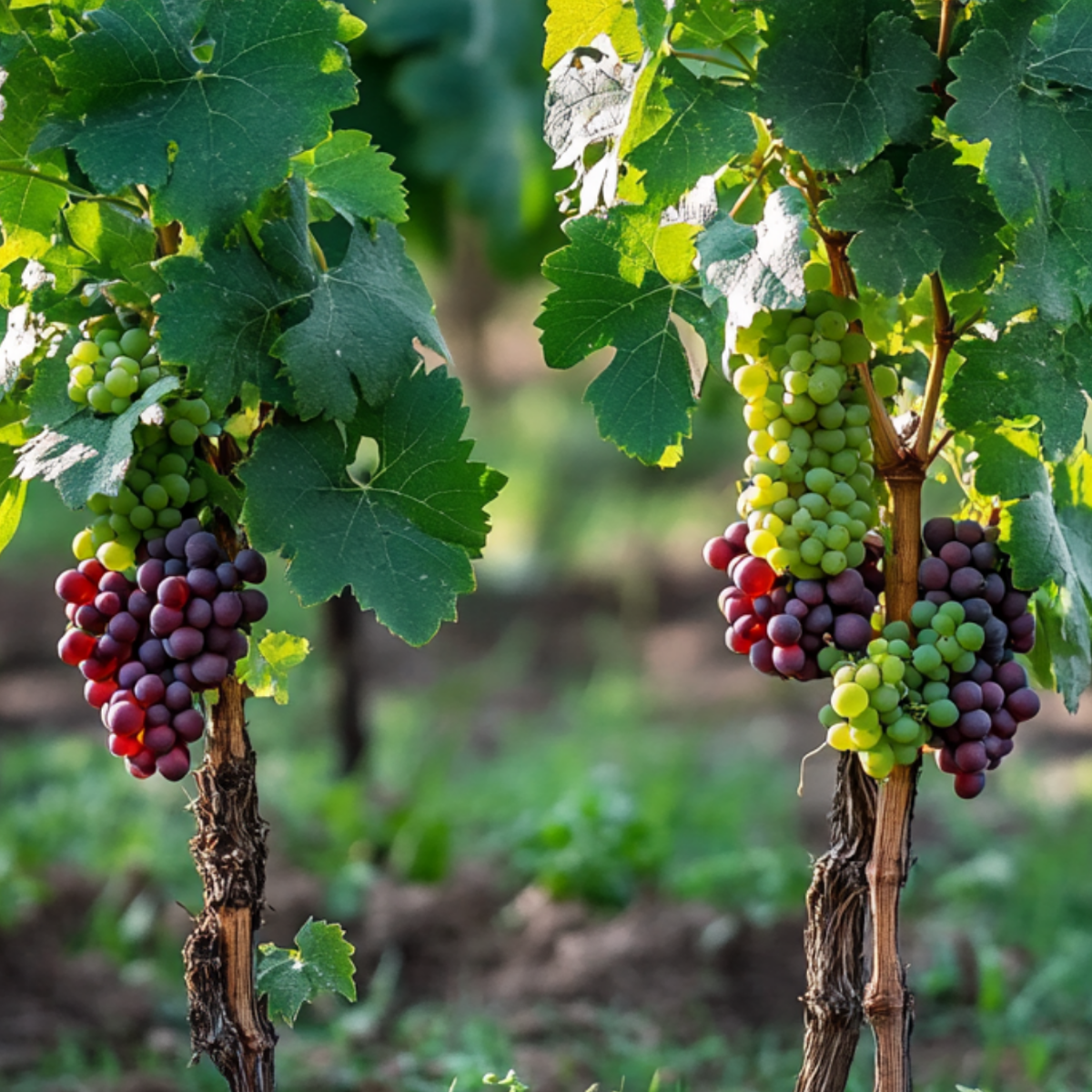 Planta De Uva - 2 Pzs - Vitis Himrod Vanessa - Altura 60-75cm - ⌀21cm_1