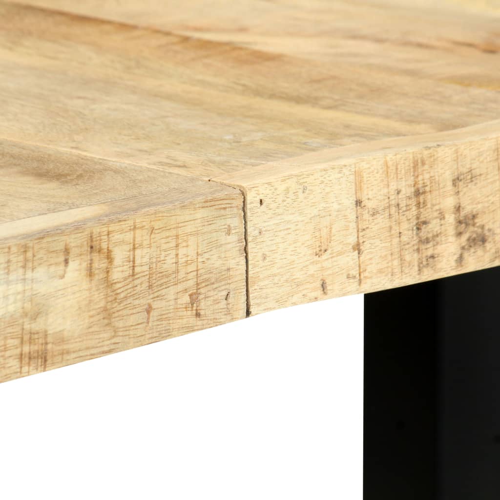 Mesa De Comedor De Madera Maciza De Mango 180x90x76 Cm_4