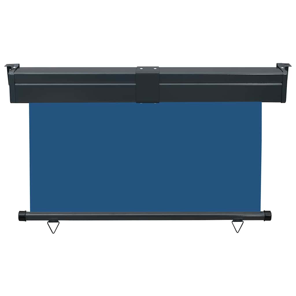 Vidaxl Toldo Lateral De Balcón Azul 125x250 Cm_3