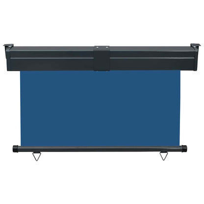 Vidaxl Toldo Lateral De Balcón Azul 125x250 Cm_3