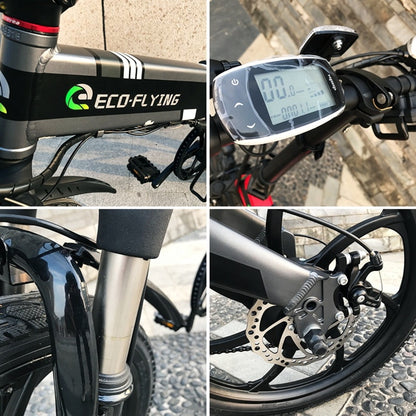 Bicicleta Eléctrica Hi-flying F501 250w-36v-10ah (360wh) - Rueda 20 Color Azul_4