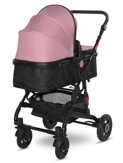 Carrito De Bebé Dúo Convertible Alba Premium Pink_2