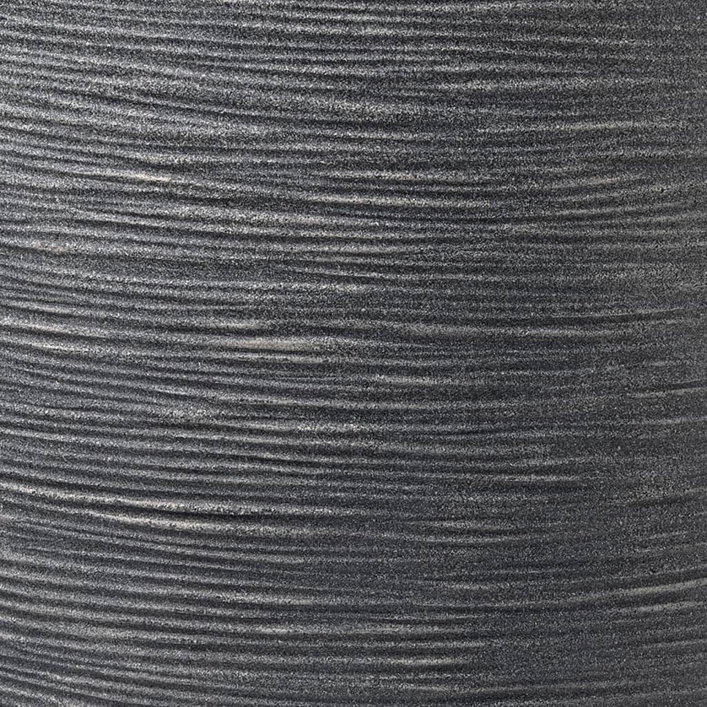 Capi Macetero Bajo Elegante Waste Rib Gris 34x46 Cm_2