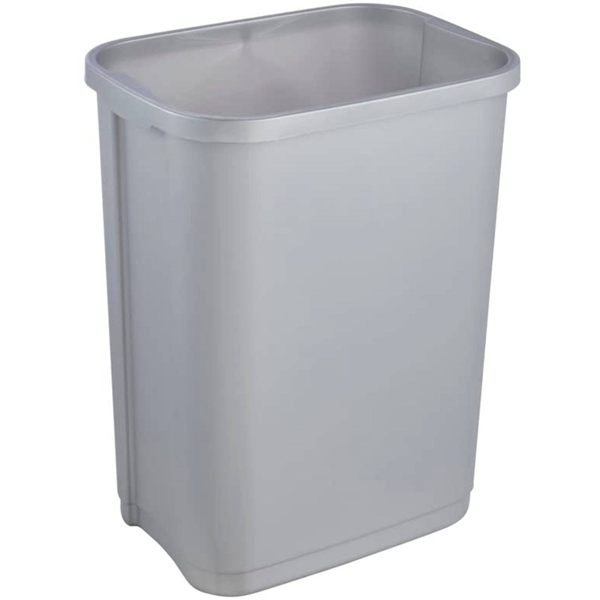 Cubo De Basura Con Tapa Deslizante, 10 L, Rasmus, Plateado_2