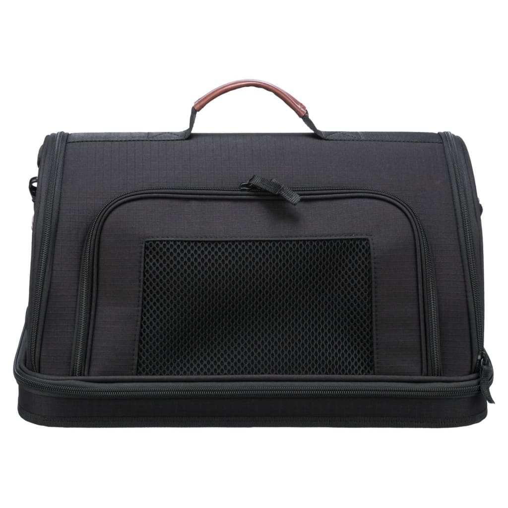 Trixie Bolso Para Transporte Aéreo De Perros Gate Negro 45x28x25 Cm_1