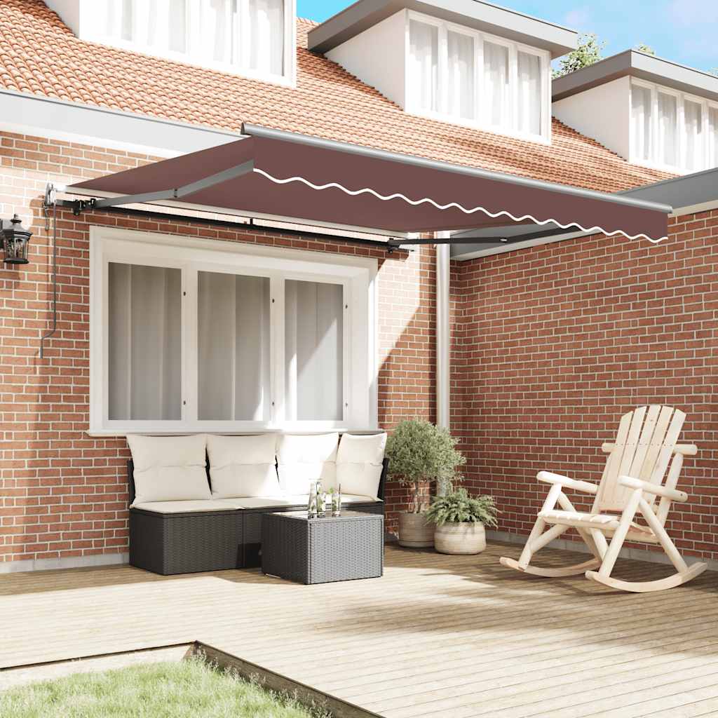 Toldo Retráctil Automático Burdeos 300x250 Cm_2
