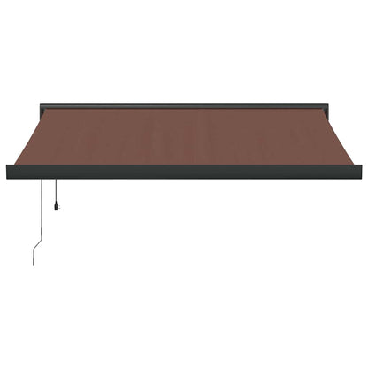 Toldo Retráctil Automático Marrón 350x250 Cm_2