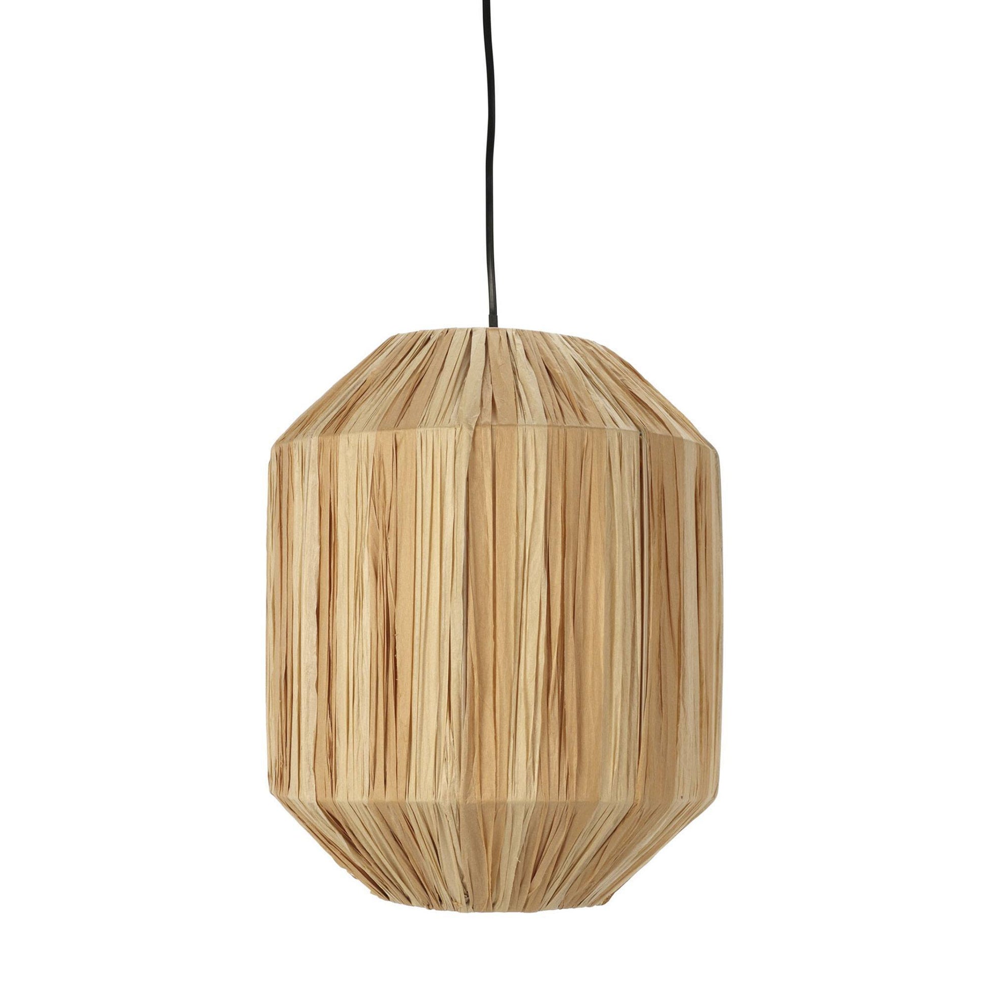 Well Home Lámpara Colgante De Papel Tejido Ø29x37cm_0