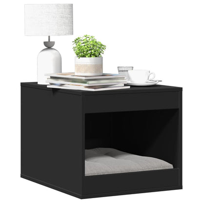 Vidaxl Mueble Arenero Para Gatos Madera Ingeniería Negro 47x59x42 Cm_1