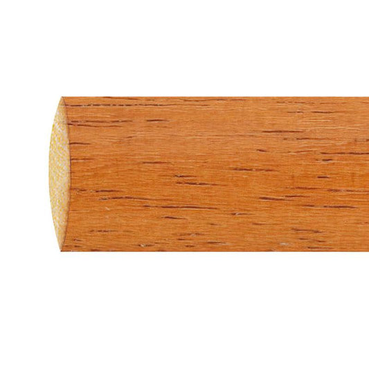 Barra Madera Lisa 3,0 Metros X 28 Mm. Teca_0
