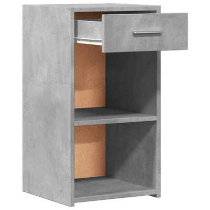 Mesitas Noche 2 Uds Madera Ingeniería Gris Hormigón 35x34x65 Cm_3