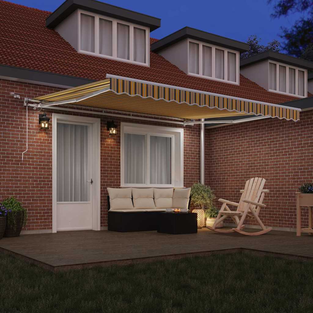 Toldo Retráctil Multicolor 400 X 350 Cm Poliéster_2