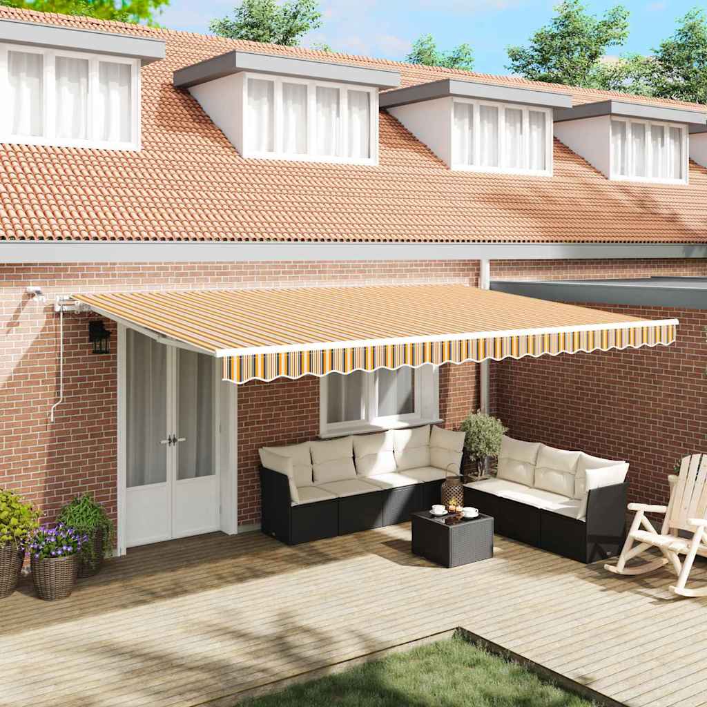 Toldo Retráctil Multicolor 500 X 350 Cm Poliéster_1