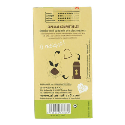 Cápsulas de Café Fragante Alternativa, 10 uds 5,5 g