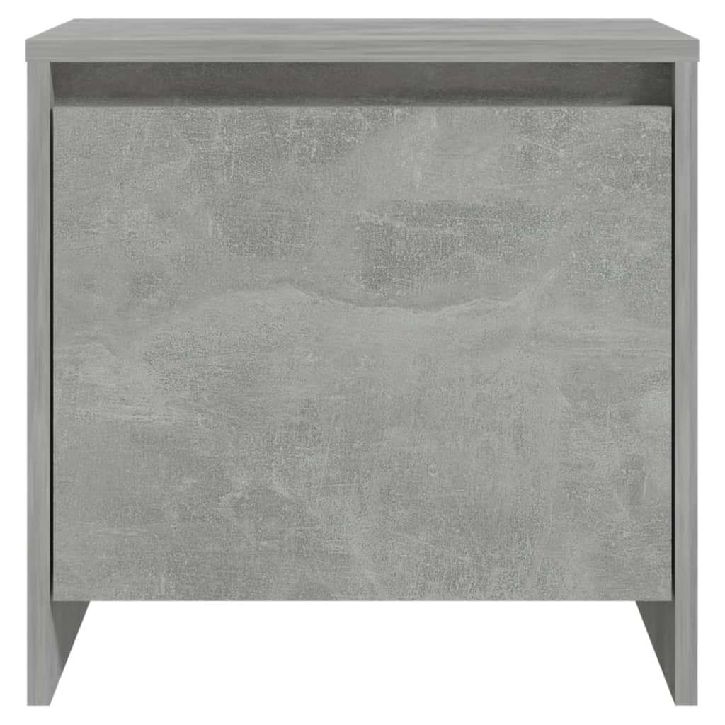 Mesitas De Noche 2 Uds Madera De Ingeniería Gris Hormigón_3