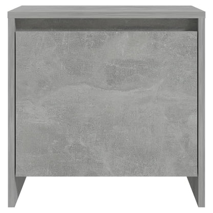 Mesitas De Noche 2 Uds Madera De Ingeniería Gris Hormigón_3