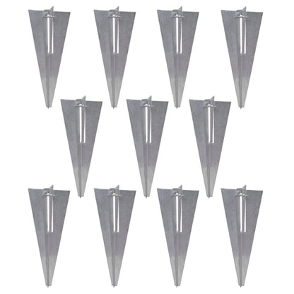 Valla Metálica Con Estacas Postes Acero Galvanizado 25x1,25 M / Vetonek_5
