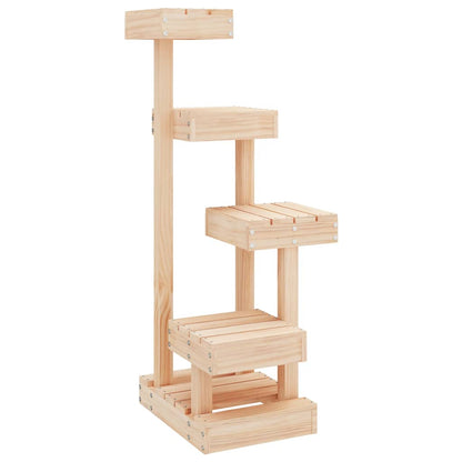 Árbol Para Gatos Madera Maciza De Pino 45,5x49x103 Cm_0