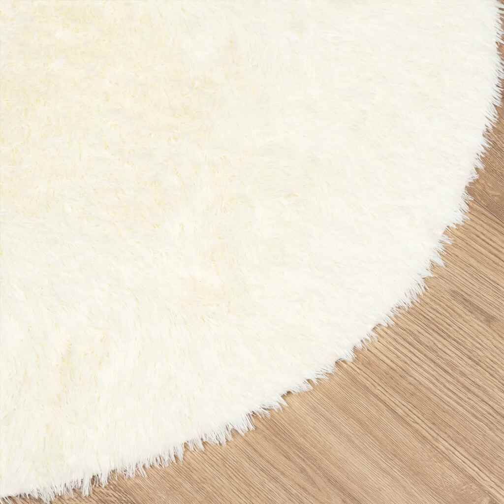 Vidaxl Alfombra Peluda De Pelo Largo Navarra Crema 300x200cm Poliéster_3