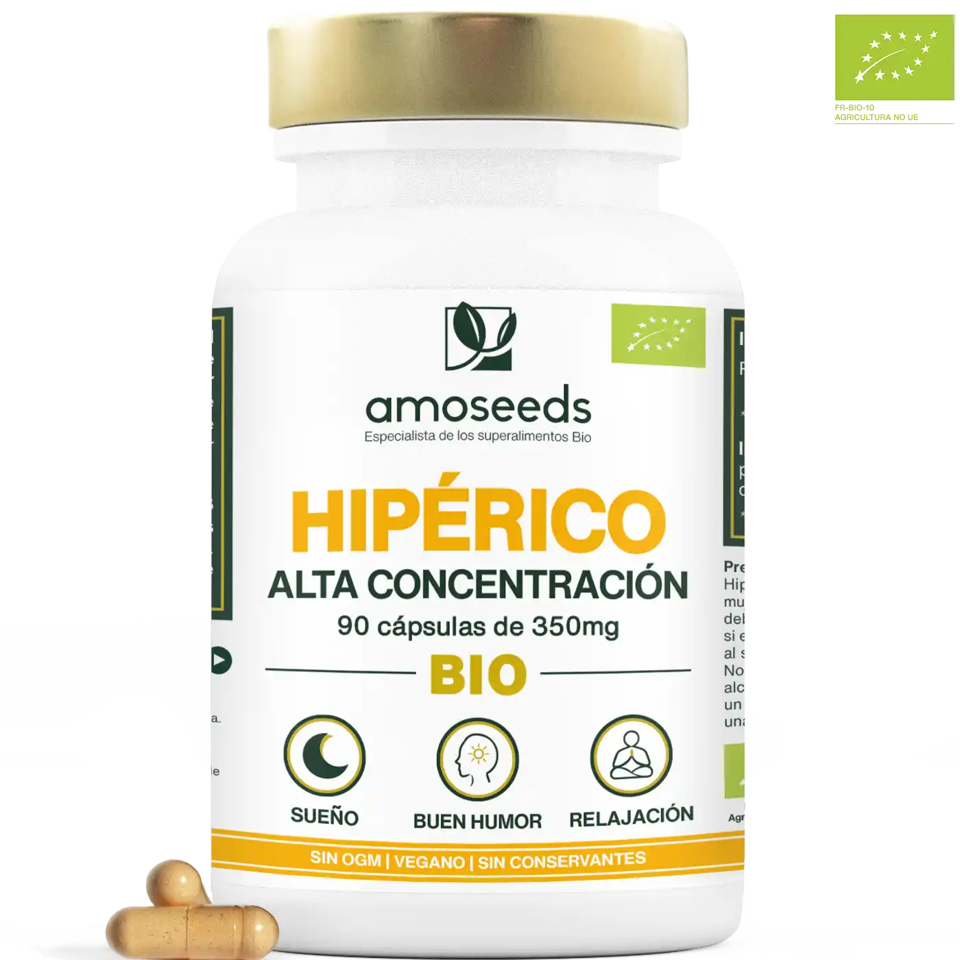 Hipérico Bio, Alta Concentración | 90 Cápsulas_0
