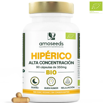 Hipérico Bio, Alta Concentración | 90 Cápsulas_0