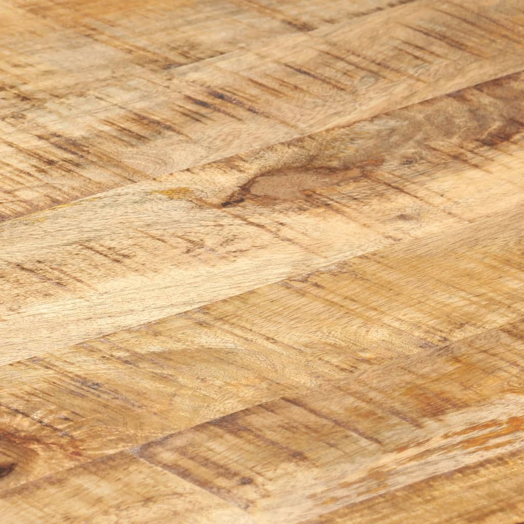 Mesa De Centro Madera De Mango Rugosa 110x60x40 Cm_3