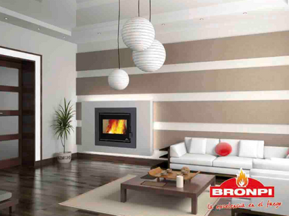 BRICOSOL INSERTABLE DE LEÑA BRONPI MODELO FLORIDA VISION_1