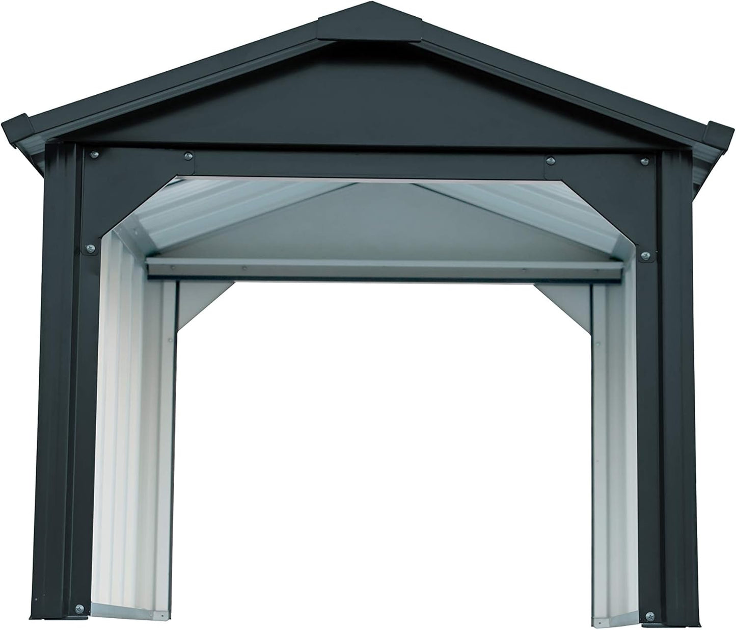 Duramax - Caseta Cobertizo Jardín - Roboshed  - Metal - Color Gris Antracita_3