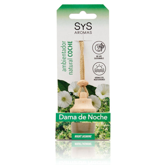 Ambientador Coche Dama de Noche SYS Aromas Style 7 ml | Aroma Floral Intenso | Frescor Duradero | Ambiente Elegante_0